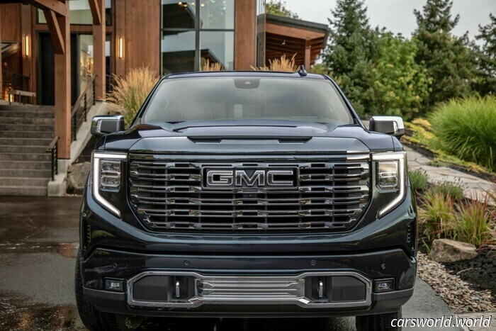 Тысячи пикапов GMC Sierra имеют часть решетки радиатора, которая может отвалиться | Carscoops